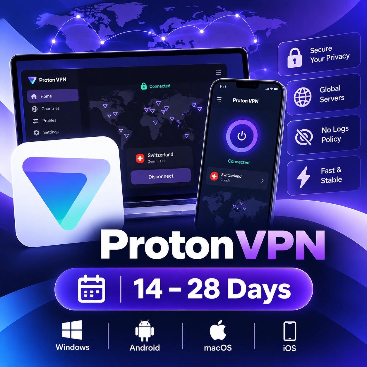 Proton VPN 14-28 Days
