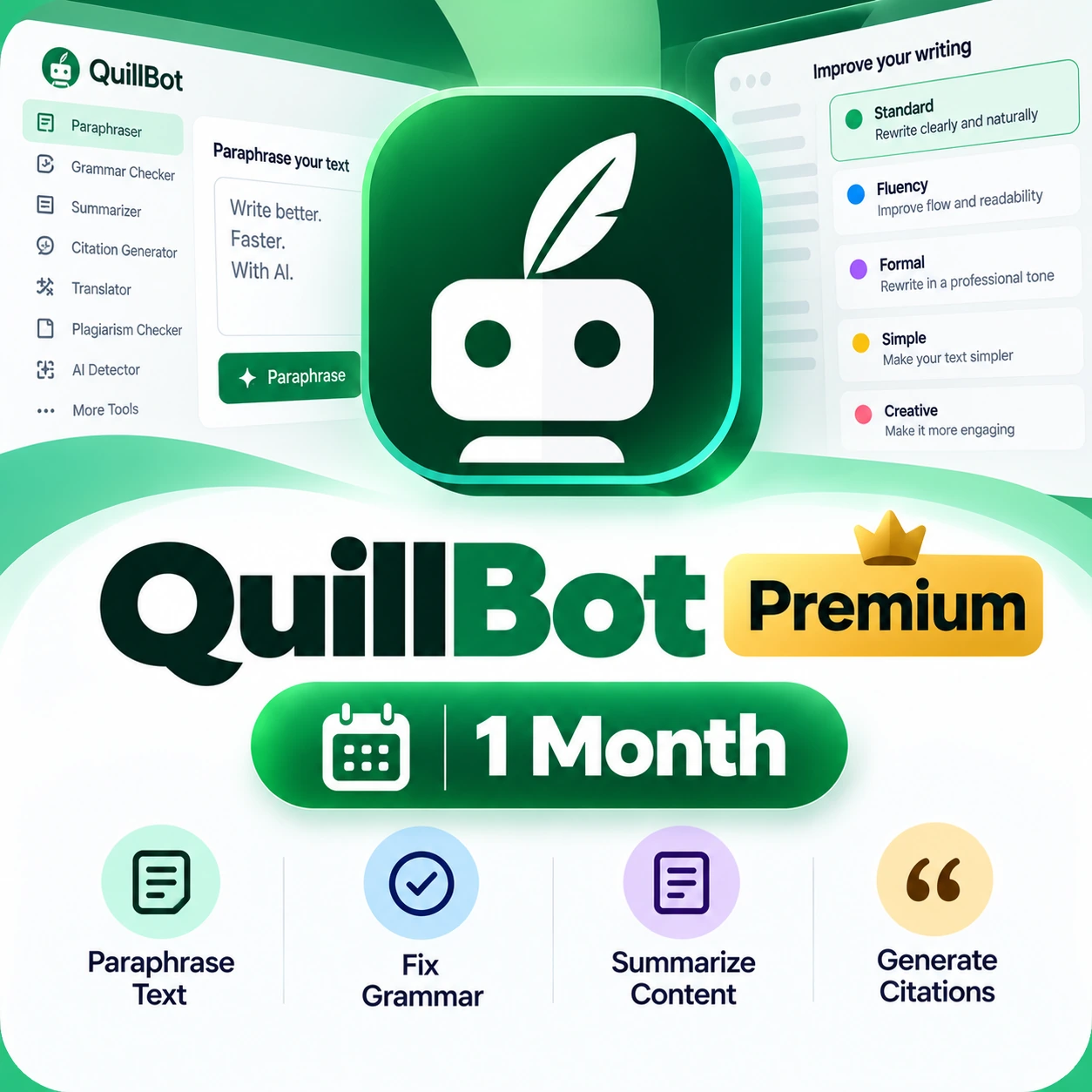 QuillBot Premium | 1 Month